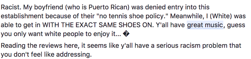 Illustration for article titled Washington, DC’s El Centro D.F. Restaurant Removes ‘No Sneaker’ Policy, Fires Racist Bouncer After Black Man Is Denied Entry